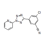 3-Chloro-5-[2-(pyridin-2-yl)-2H-tetrazol-5-yl]benzonitrile