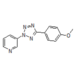 3-[5-(4-Methoxyphenyl)-2H-tetrazol-2-yl]pyridine