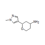2-(1-Methyl-1H-pyrazol-4-yl)tetrahydro-2H-pyran-4-amine