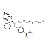 Methyl 4-[[N-[2-[2-(2-Bromoethoxy)ethoxy]ethyl]-1-(4-fluorophenyl)cyclohexanecarboxamido]methyl]benzoate