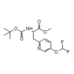 Methyl 2-(Boc-amino)-3-[5-(difluoromethoxy)-2-pyridyl]propanoate