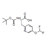 (S)-2-(Boc-amino)-3-[5-(difluoromethoxy)-2-pyridyl]propanoic Acid