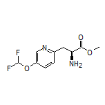 Methyl (S)-2-Amino-3-[5-(difluoromethoxy)-2-pyridyl]propanoate