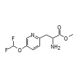 Methyl 2-Amino-3-[5-(difluoromethoxy)-2-pyridyl]propanoate