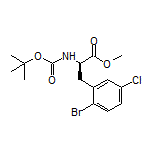 Methyl (R)-2-(Boc-amino)-3-(2-bromo-5-chlorophenyl)propanoate