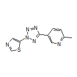 5-[5-(6-Methylpyridin-3-yl)-2H-tetrazol-2-yl]thiazole