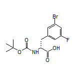 (R)-2-(Boc-amino)-3-(3-bromo-5-fluorophenyl)propanoic Acid