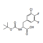 2-(Boc-amino)-3-(3-chloro-4,5-difluorophenyl)propanoic Acid