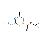 (2R,6S)-4-Boc-2-(hydroxymethyl)-6-methylmorpholine