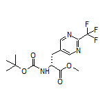 Methyl (R)-2-(Boc-amino)-3-[2-(trifluoromethyl)-5-pyrimidinyl]propanoate
