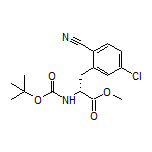 Methyl (R)-2-(Boc-amino)-3-(5-chloro-2-cyanophenyl)propanoate