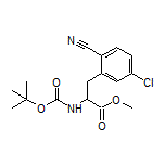 Methyl 2-(Boc-amino)-3-(5-chloro-2-cyanophenyl)propanoate