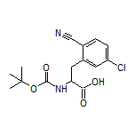 2-(Boc-amino)-3-(5-chloro-2-cyanophenyl)propanoic Acid