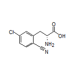 (R)-2-Amino-3-(5-chloro-2-cyanophenyl)propanoic Acid