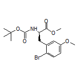 Methyl (R)-2-(Boc-amino)-3-(2-bromo-5-methoxyphenyl)propanoate