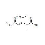 2-(2-Methoxy-5-methylpyridin-4-yl)propanoic Acid