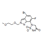 5-[4-Bromo-6-fluoro-2-[(2-methoxyethoxy)methyl]-2H-indazol-7-yl]-1,2,5-thiadiazolidin-3-one 1,1-Dioxide
