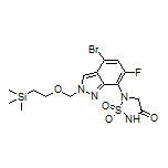 5-[4-Bromo-6-fluoro-2-[[2-(trimethylsilyl)ethoxy]methyl]-2H-indazol-7-yl]-1,2,5-thiadiazolidin-3-one 1,1-Dioxide