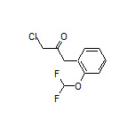 1-Chloro-3-[2-(difluoromethoxy)phenyl]propan-2-one