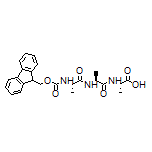 (S)-2-[(S)-2-[(S)-2-(Fmoc-amino)propanamido]propanamido]propanoic Acid