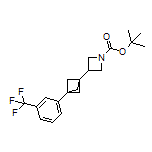 1-Boc-3-[3-[3-(trifluoromethyl)phenyl]bicyclo[1.1.1]pentan-1-yl]azetidine