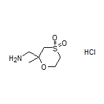 2-(Aminomethyl)-2-methyl-1,4-oxathiane 4,4-Dioxide Hydrochloride