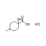 4-Hydroxy-1-methylpiperidine-4-carboxylic Acid Hydrochloride