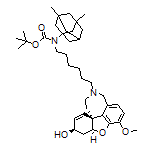 (4aS,6R,8aS)-11-[6-[Boc(3,5-dimethyladamantan-1-yl)amino]hexyl]-3-methoxy-4a,5,9,10,11,12-hexahydro-6H-benzo[2,3]benzofuro[4,3-cd]azepin-6-ol