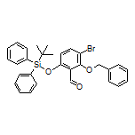 2-(Benzyloxy)-3-bromo-6-[(tert-butyldiphenylsilyl)oxy]benzaldehyde