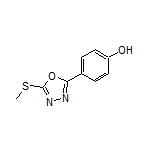 4-[5-(Methylthio)-1,3,4-oxadiazol-2-yl]phenol