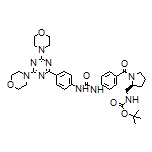 (S)-1-[4-[2-[(Boc-amino)methyl]pyrrolidine-1-carbonyl]phenyl]-3-[4-(4,6-dimorpholino-1,3,5-triazin-2-yl)phenyl]urea