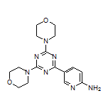 5-(4,6-Dimorpholino-1,3,5-triazin-2-yl)pyridin-2-amine