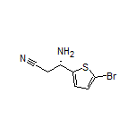 (S)-3-Amino-3-(5-bromothiophen-2-yl)propanenitrile
