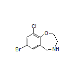 7-Bromo-9-chloro-2,3,4,5-tetrahydrobenzo[f][1,4]oxazepine