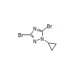 3,5-Dibromo-1-cyclopropyl-1H-1,2,4-triazole