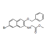 Methyl [3-(Benzyloxy)-7-bromonaphthalen-2-yl]glycinate