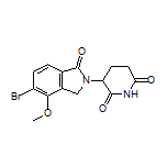 3-(5-Bromo-4-methoxy-1-oxoisoindolin-2-yl)piperidine-2,6-dione