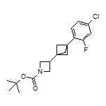 1-Boc-3-[3-(4-chloro-2-fluorophenyl)bicyclo[1.1.1]pentan-1-yl]azetidine
