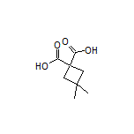 3,3-Dimethylcyclobutane-1,1-dicarboxylic Acid