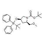 (2R,4R)-1-Boc-4-[(tert-butyldiphenylsilyl)oxy]-2-(methoxymethyl)pyrrolidine