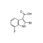 2-Bromo-7-fluoro-1H-indole-3-carboxylic Acid