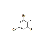 1-Bromo-5-chloro-3-fluoro-2-methylbenzene