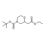 Ethyl 2-(4-Boc-morpholin-2-yl)acetate