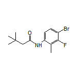 N-(4-Bromo-3-fluoro-2-methylphenyl)-3,3-dimethylbutanamide