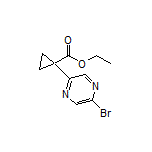 Ethyl 1-(5-Bromo-2-pyrazinyl)cyclopropanecarboxylate