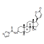 N-[(3S,5R,8R,9S,10S,13R,14S,17R)-14-Hydroxy-10,13-dimethyl-17-(2-oxo-2H-pyran-5-yl)hexadecahydro-1H-cyclopenta[a]phenanthren-3-yl]-1H-imidazole-1-carbothioamide