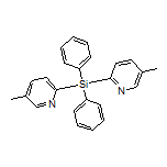 Bis(5-methylpyridin-2-yl)diphenylsilane