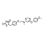 5-[4-[2-[[6-(4-Methoxyphenoxy)pyrimidin-4-yl](methyl)amino]ethoxy]benzyl]thiazolidine-2,4-dione