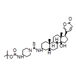 4-(Boc-amino)-N-[(3S,5R,8R,9S,10S,13R,14S,17R)-14-hydroxy-10,13-dimethyl-17-(2-oxo-2H-pyran-5-yl)hexadecahydro-1H-cyclopenta[a]phenanthren-3-yl]piperidine-1-carbothioamide