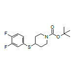 1-Boc-4-[(3,4-difluorophenyl)thio]piperidine
